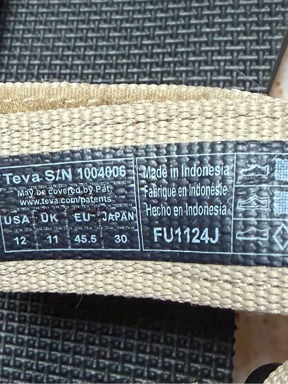 Teva Men's Beige Strappy Sandals - Lightweight Comfort